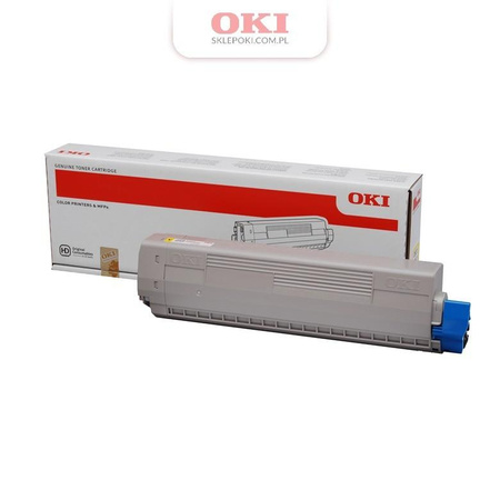 Toner 44844505 do C831/841 10K żółty 