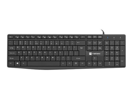 Klawiatura Nautilus US slim 1.8m Czarna 