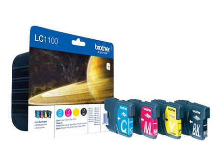 BROTHER LC1100VALBP Zestaw Brother LC1100 CMYK Blister Pack 450str MFC6490CW / DCP6690CW