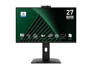 MSI Pro MP275QPDG 27inch QHD 100Hz 4ms 2xHDMI DP 2x2W Speaker Tilt Black