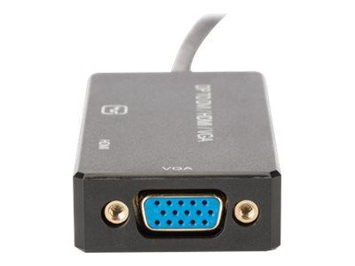 ASM AK-340418-002-S ASSMANN Adapter DisplayPort 1 na 3 HDMI+DVI+VGA kabel multimedialny 0,2m