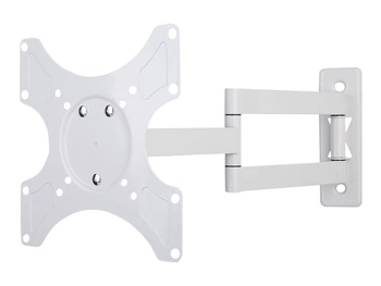 TECHLY Uchwyt ścienny do TV LCD/LED/PDP dwuprzegubowy 19-37 25 kg VESA biały