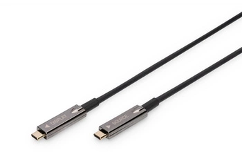 Kabel połączeniowy hybrydowy AOC USB 3.1 Typ C/USB Typ C 4K 60Hz 15m