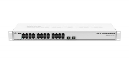 Przełącznik 24x1GbE 2xSFP+  CSS326-24G-2S+RM 