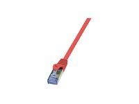 LOGILINK CQ3094S LOGILINK Patchcord Cat.6A 10G S/FTP PIMF PrimeLine 10m czerwony