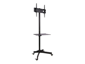TECHLY Stojak mobilny do TV LCD/LED/Plazma 23-55 25kg VESA pochylany z półką