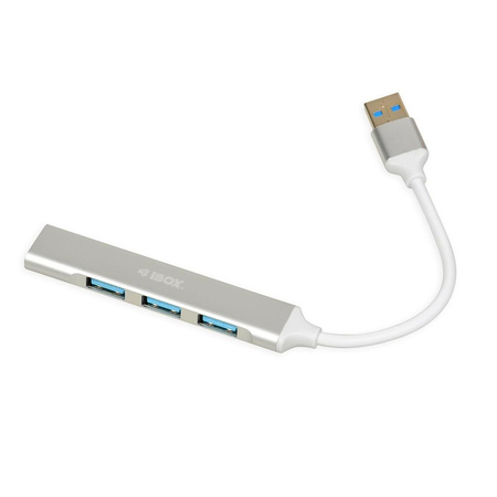 IBOX IUH3FAS Hub USB3.0 + USB 2.0 Silver