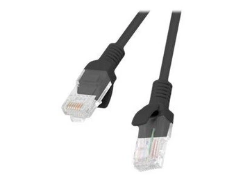 LANBERG PCU5-10CC-0025-BK Lanberg Patchcord RJ45 cat. 5e UTP 0.25m czarny
