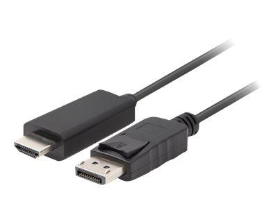 LANBERG Kabel DisplayPort M v1.1->HDMI M 1m czarny