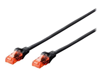 DIGITUS DK-1612-030/BL Kabel Digitus patch cord UTP, CAT.6, czarny, 3,0 m, 15 LGW