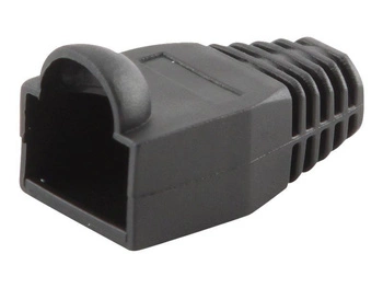 GEMBIRD BT5BK/100 Gembird osłonka wtyku RJ45, czarna (100szt.)