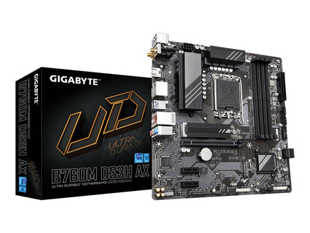 GIGABYTE B760M DS3H AX LGA1700 4xDDR5 4xSATA 2xM.2