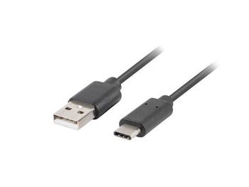 Kabel USB 2.0 Lanberg Type-C(M) - AM 1,8m czarny QC 3.0