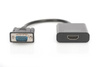 DIGITUS DA-70473 Konwerter audio-video VGA do HDMI, 1080p FHD, audio 3.5mm MiniJack