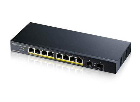 Przełącznik GS1100-10HP-EU0102F 120W PoE 8xGigabit 2xFiber Uplilk Switch 