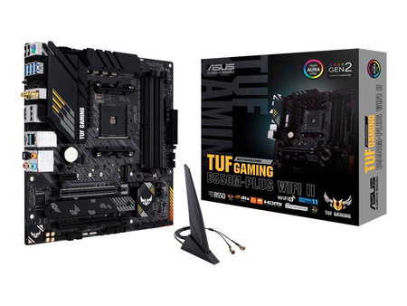 ASUS TUF GAMING B550M-PLUS WIFI II AM4 B550 DUAL M.2 DP HDMI WIFI AURA MB