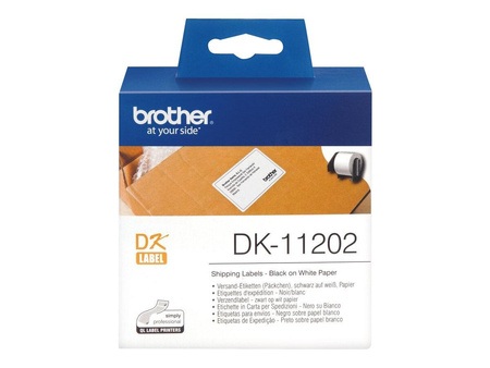 BROTHER DK11202 Etykieta dostawcza Brother 62mm x 100mm 300 szt.