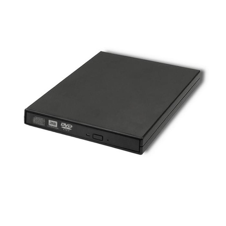 Nagrywarka DVD-RW zewnętrzna | USB 2.0 | Czarna 