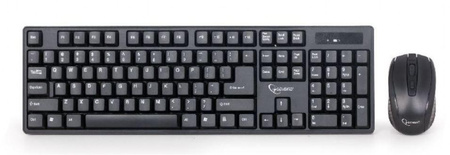 Zestaw klawiatura + mysz czarny, bezprzewodowy 