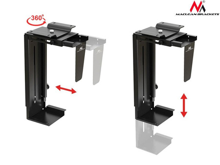 Uchwyt do komputera MC-713 B czarny