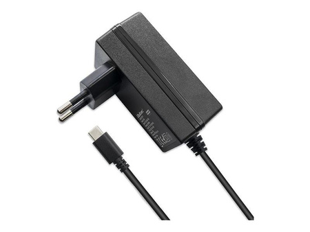 QOLTEC 51829 Ładowarka Super FAST PD do Raspberry PI 4 USB C 15W 5V 3A Czarna