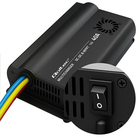 Automatyczna Ładowarka DC-DC 12V z regulatorem MPPT | 40A | LiFePO4 AGM GEL STD