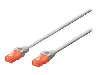 DIGITUS DK-1612-010/R Kabel Digitus patch cord UTP, CAT.6, czerwony, 1,0m, 15 LGW