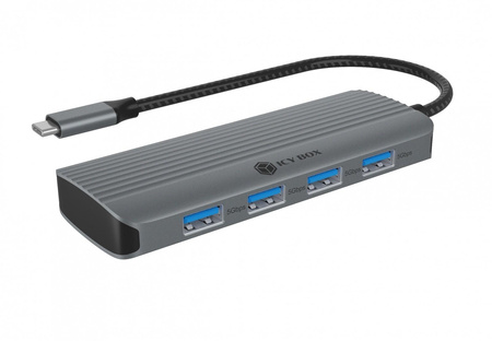 ICY BOX IB-DK4022a-CPD 6-in-1 USB Type-C Notebook DockingStation
