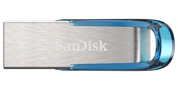 DYSK SANDISK USB 3.0 ULTRA FLAIR 64GB NIEBIESKI  150MB/s