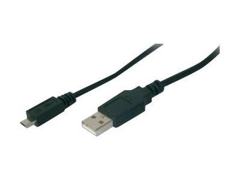 ASM AK-300127-018-S ASSMANN Kabel połączeniowy USB 2.0 HighSpeed Typ USB A/microUSB BM/M czarny 1,8m