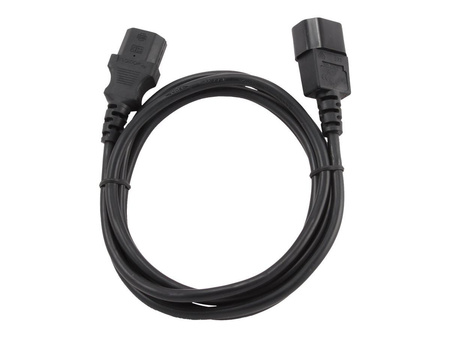 GEMBIRD PC-189-VDE Gembird kabel zasilający przedłużający VDE IEC320 C13/C14, 1,8m (gruby)