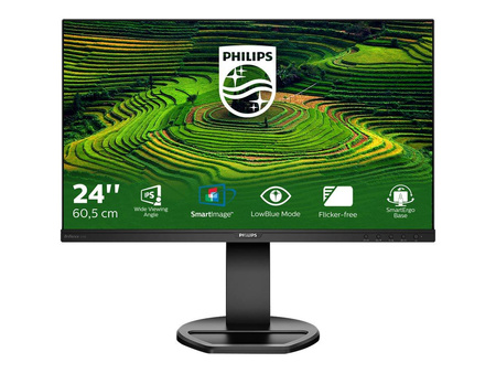 PHILIPS 241B8QJEB/00 Monitor Philips 241B8QJEB/00 23,8, panel IPS D-Sub/HDMI/DP, głośniki
