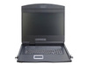 DIGITUS DS-72211-2US Konsola 19 LCD z touchpad KVM 8 portów 1U komplet kabli (8xDS-19231) klawiatura
