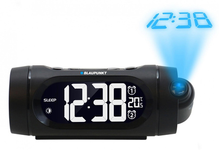 Radiobudzik CRP9BK 2 x Alarm USB Projektor