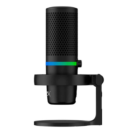HyperX DuoCast - USB Microphone (Black) - RGB Lighting (HMID1R-A-BK/G)