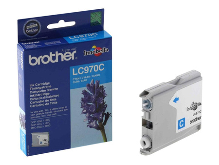 BROTHER LC970C Tusz Brother LC970C cyan 300str DCP135 / DCP150 / MFC235 / MFC260