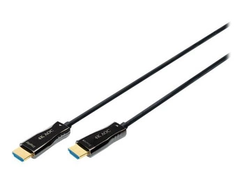 ASSMANN Connection Cable HDMI Hybrid Fiber Optic Premium HighSpeed Ethernet AOC 4K 60Hz UHD Type HDMI A/HDMI A M/M 20m