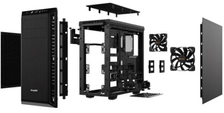 Obudowa BE QUIET! PURE BASE 600 BG021 (ATX, Mini ATX, Mini ITX; kolor czarny)