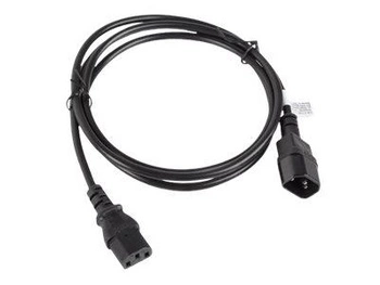 LANBERG CA-C13E-11CC-0018-BK Lanberg przedłużacz kabla zasilającego C13-> C14 1.8m VDE