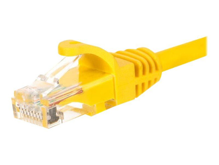 NETRACK BZPAT2UY Netrack patchcord RJ45, osłonka zalewana, kat. 5e UTP, 2m żółty