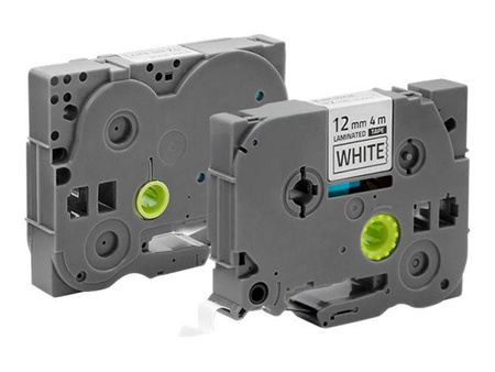 QOLTEC Tape for BROTHER TZe-231 12mm x 4m White / Black overprint