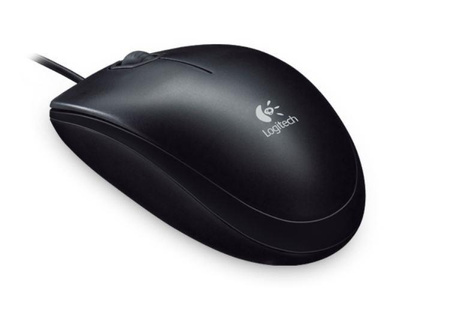 Mysz przewodowa Logitech B100 OEM optyczna czarna