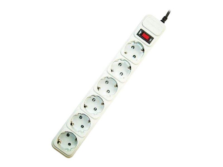 ENERGENIE SPG6-B-10C Gembird listwa zasilająca 6 gniazd 3m