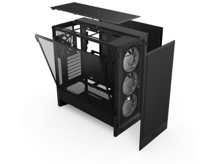 Obudowa H5 FLOW RGB Midi tower z oknem (2024) Czarna
