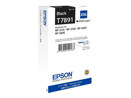 EPSON C13T789140 Tusz Epson T7891 black 65 ml WF-5110DW/WF-5190DW/WF-5620DWF/WF-5690DWF