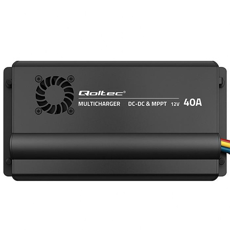 Automatyczna Ładowarka DC-DC 12V z regulatorem MPPT | 40A | LiFePO4 AGM GEL STD