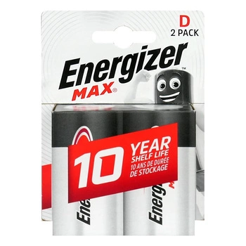 Baterie alkaliczne LR20/D blister 2szt. ENERGIZER MAX