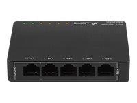 LANBERG switch PoE desktop 5-port 1GB 4 ports PoE 30W/port max 60W DSP3-1005-60W unmanaged