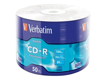VERBATIM 43787 Verbatim CD-R wrap 50 700MB 52x DataLife EXTRA PROTECTION
