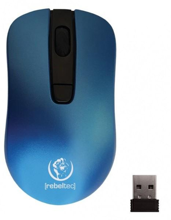 Mysz bezprzewodowa Rebeltec STAR Blue optyczna 800-1600DPI 4 przyciski niebieska